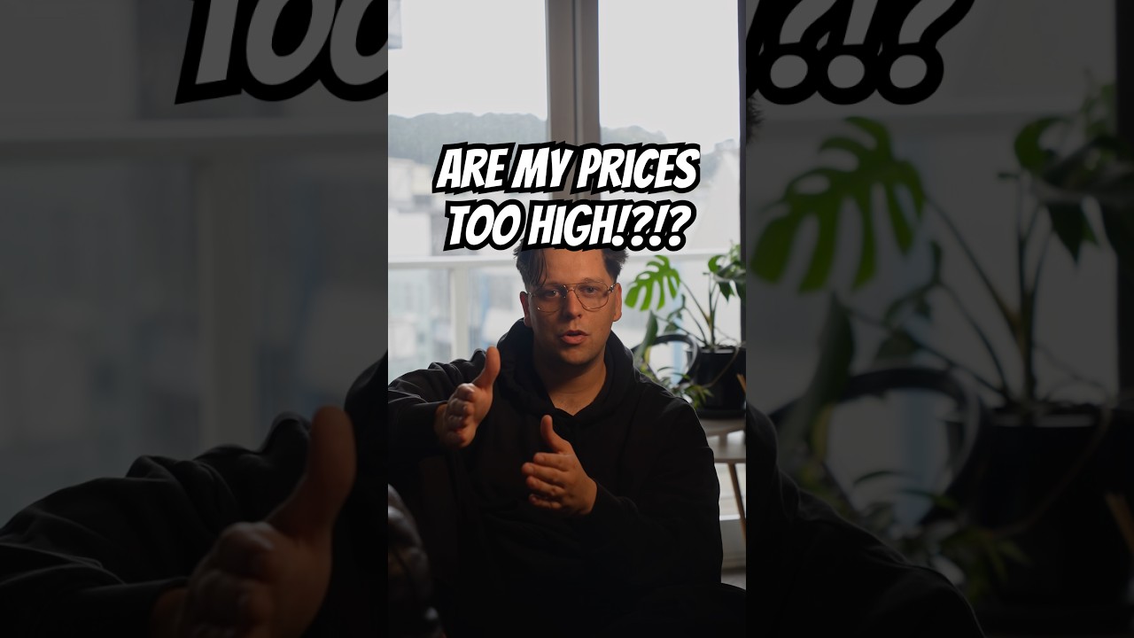 Am I charging too much? Pricing too high? 