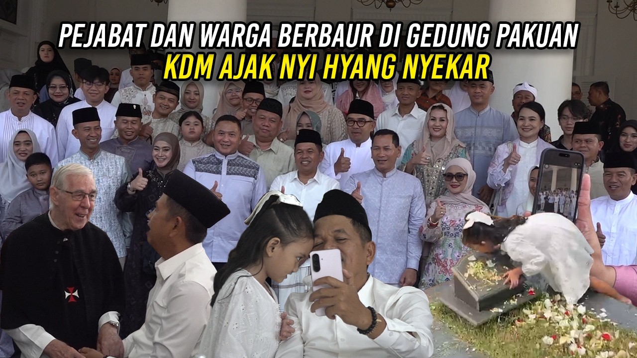 PEJABAT DAN WARGA BERBAUR DI GEDUNG PAKUAN | KDM AJAK NYI HYANG NYEKAR