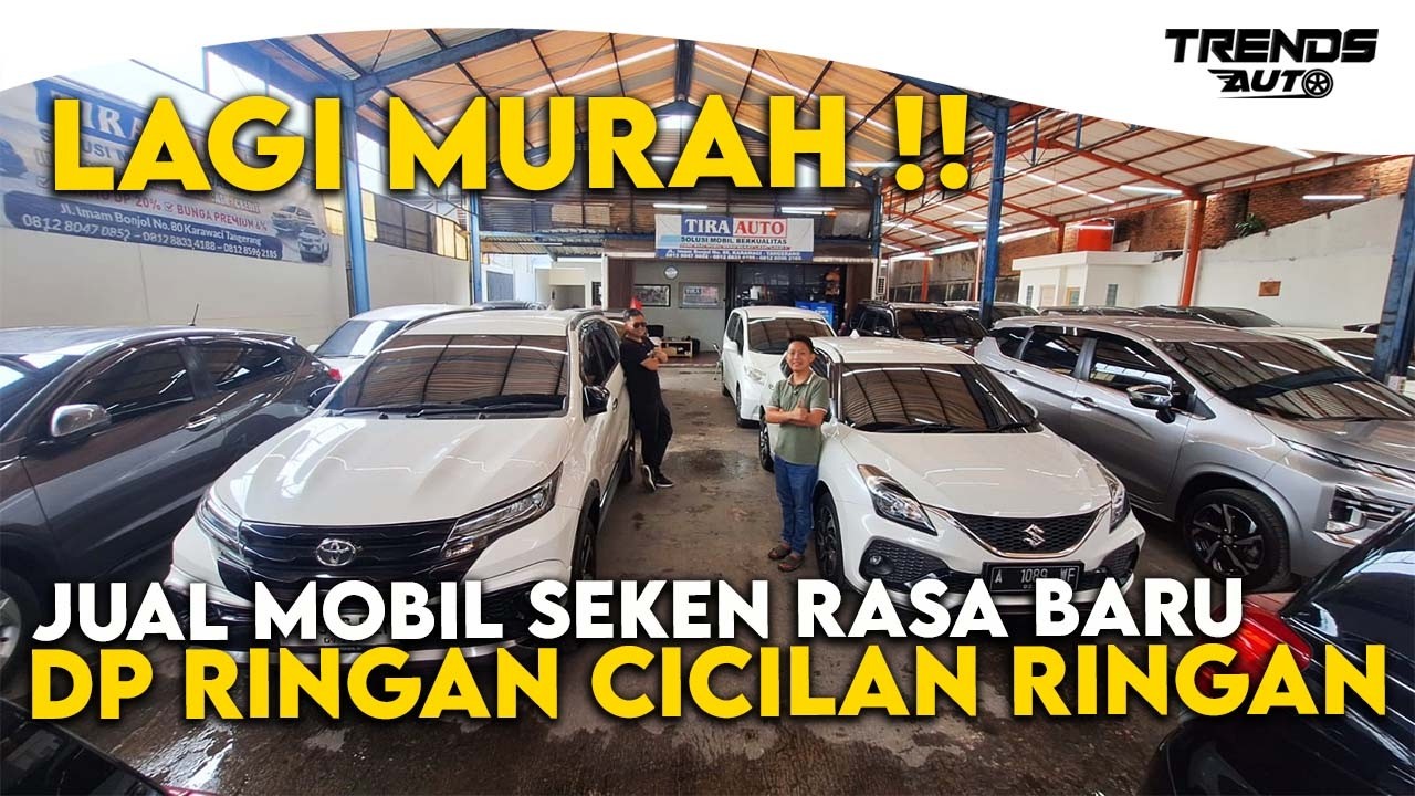JUAL STOK SEGER MOBIL BEKAS MULUS RASA BARU DP ENTENG CICILAN RINGAN 2 JUTA AN DI TIRA AUTO