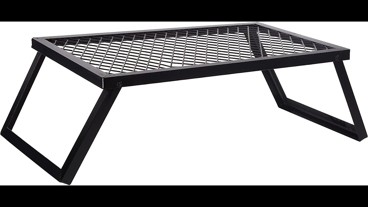 DIY - how to build your own folding camp grill using scrap pieces of metal