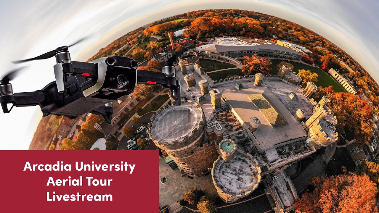 🔴 2022 Fall Drone Livestream Tour of Arcadia University