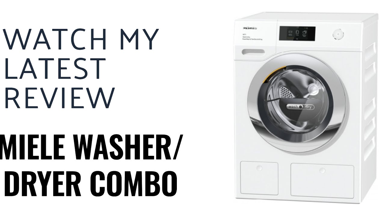 The BEST Washer&Dryer IN THE WORLD?! Miele 2in1 Combo, WTR 870 WPM, REVIEW