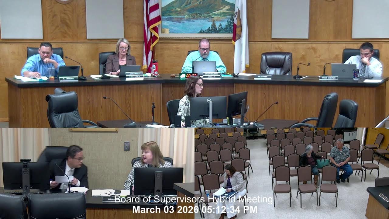County of Lake Board of Supervisors Meeting · Tuesday 03/03/2026