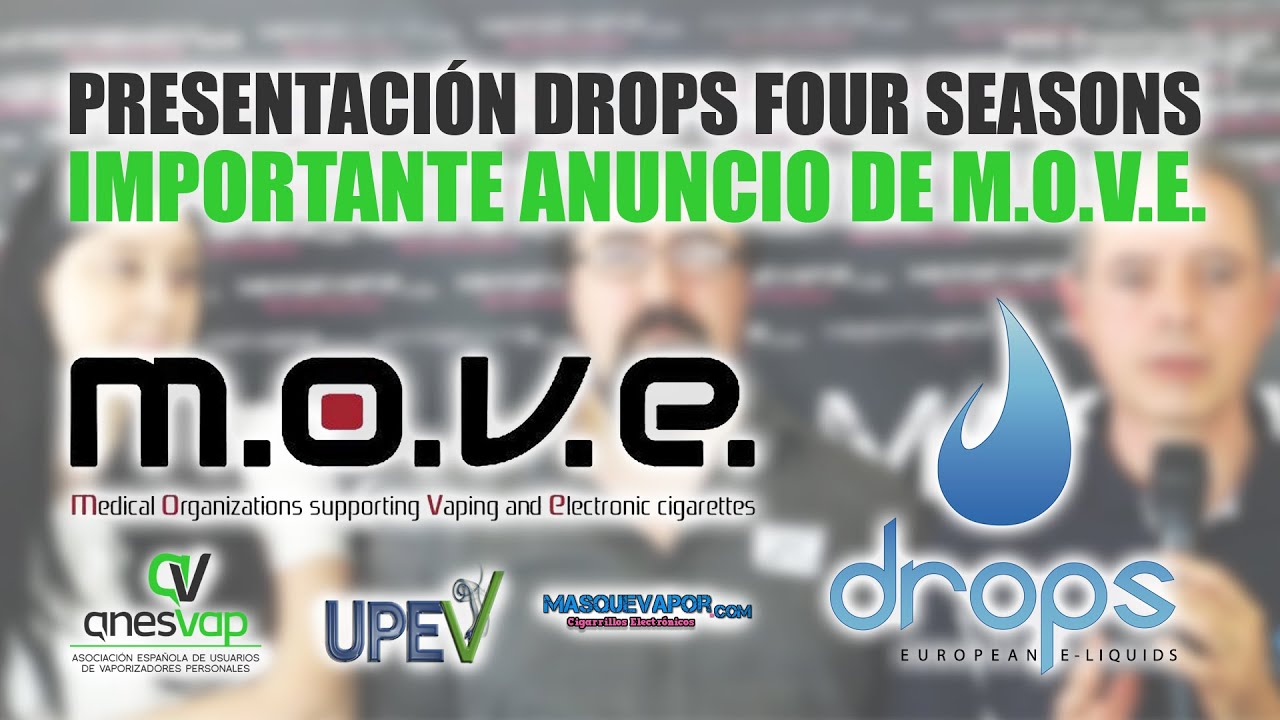 Presentaci&oacute;n Drops Four Season - &iexcl;&iexcl;Anuncio M.O.V.E.!! - mas que vapor / Madrid