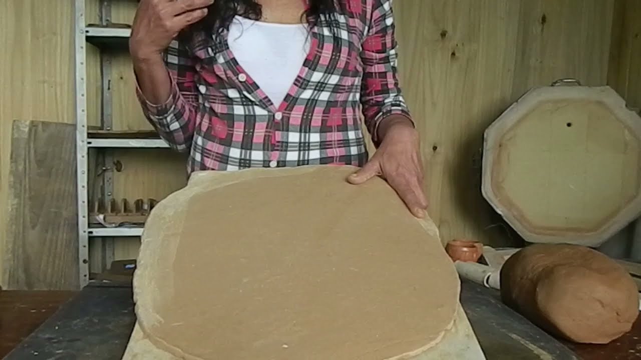 Como fazer mobília para forno cerâmico -Prateleiras-  Massa refratária