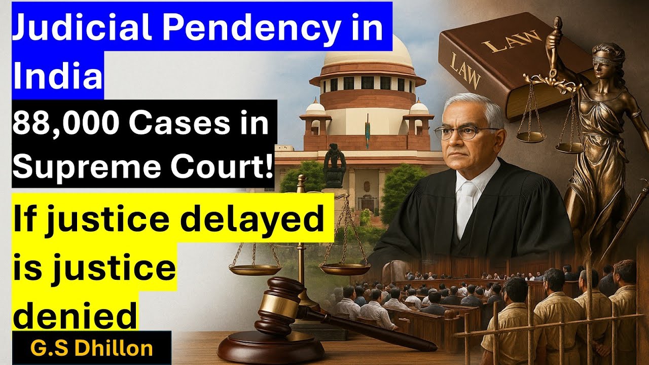 Judicial Pendency in India | Causes, Impact & Reforms | UPSC IAS Current Affairs 2025