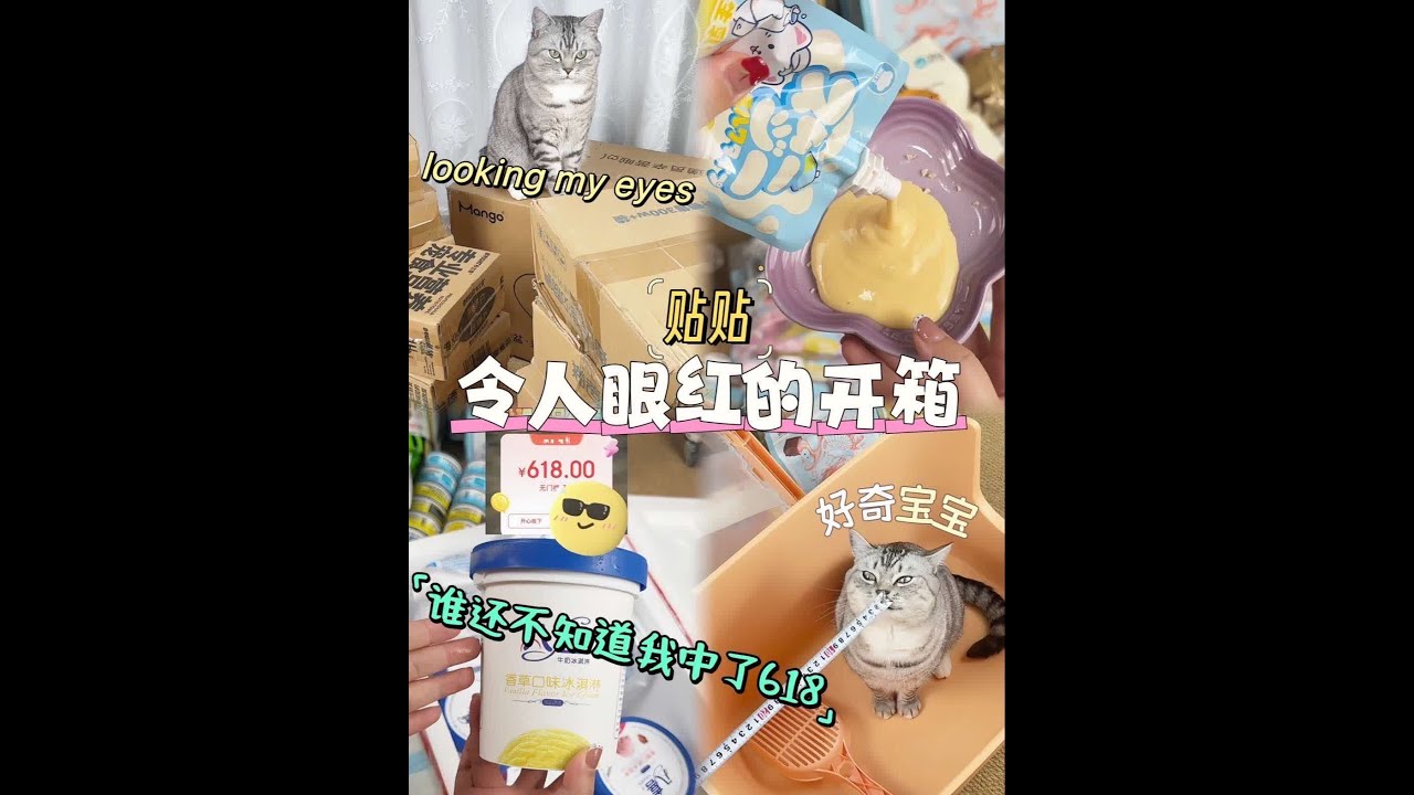 🫣令人眼红的开箱｜谁还不知道我中了618🧧 #开箱 #猫咪日常 #大数据推荐给有需要的人 #薅羊毛的快乐 #碎碎念