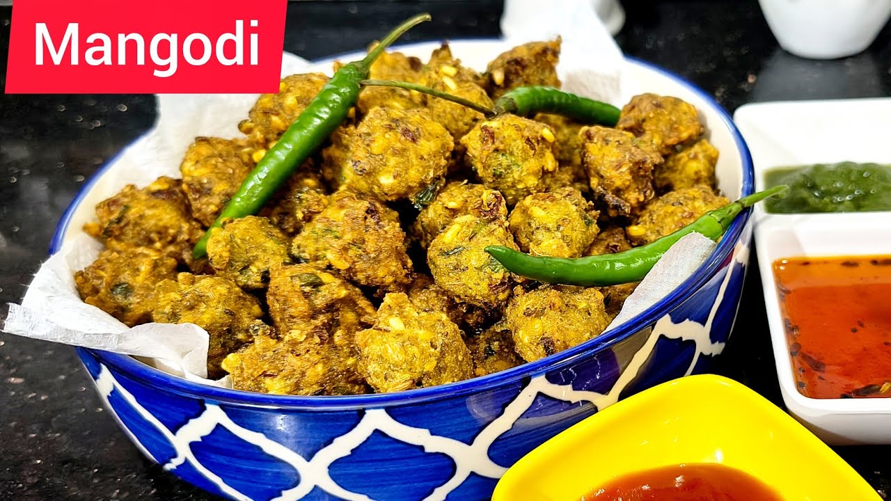 Makar Sankranti Special 🌾 | Hari Moong Dal Mangodi Pakoda | Instant Starter Snack