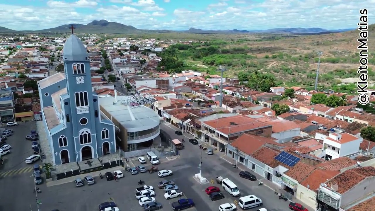 Voo Baixo no centro de Santa Cruz/RN.
