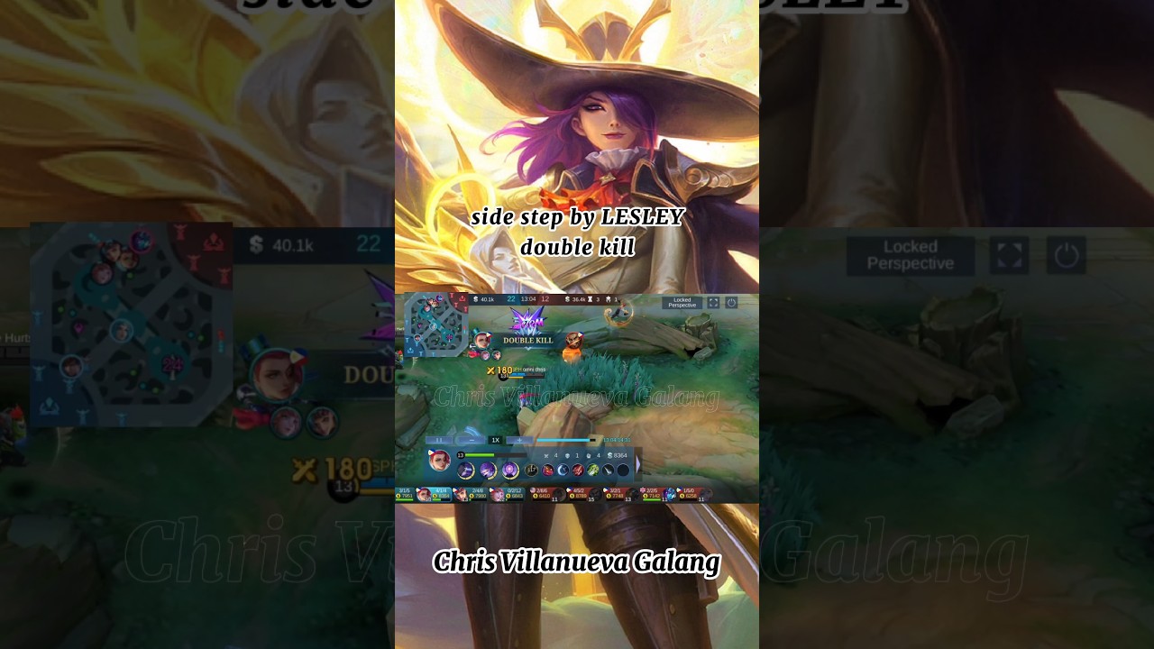 side step by Lesley #lesley #roger #gatotkaca #mobilelegends #mlbb #mobilelegendsbangbang #shorts