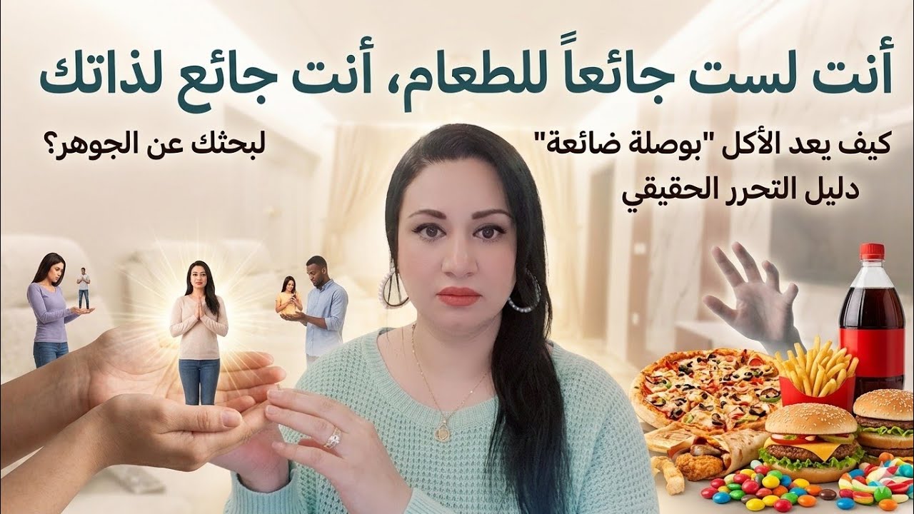 أنت لست جائع للطعام .. أنت جائع لذاتك ..