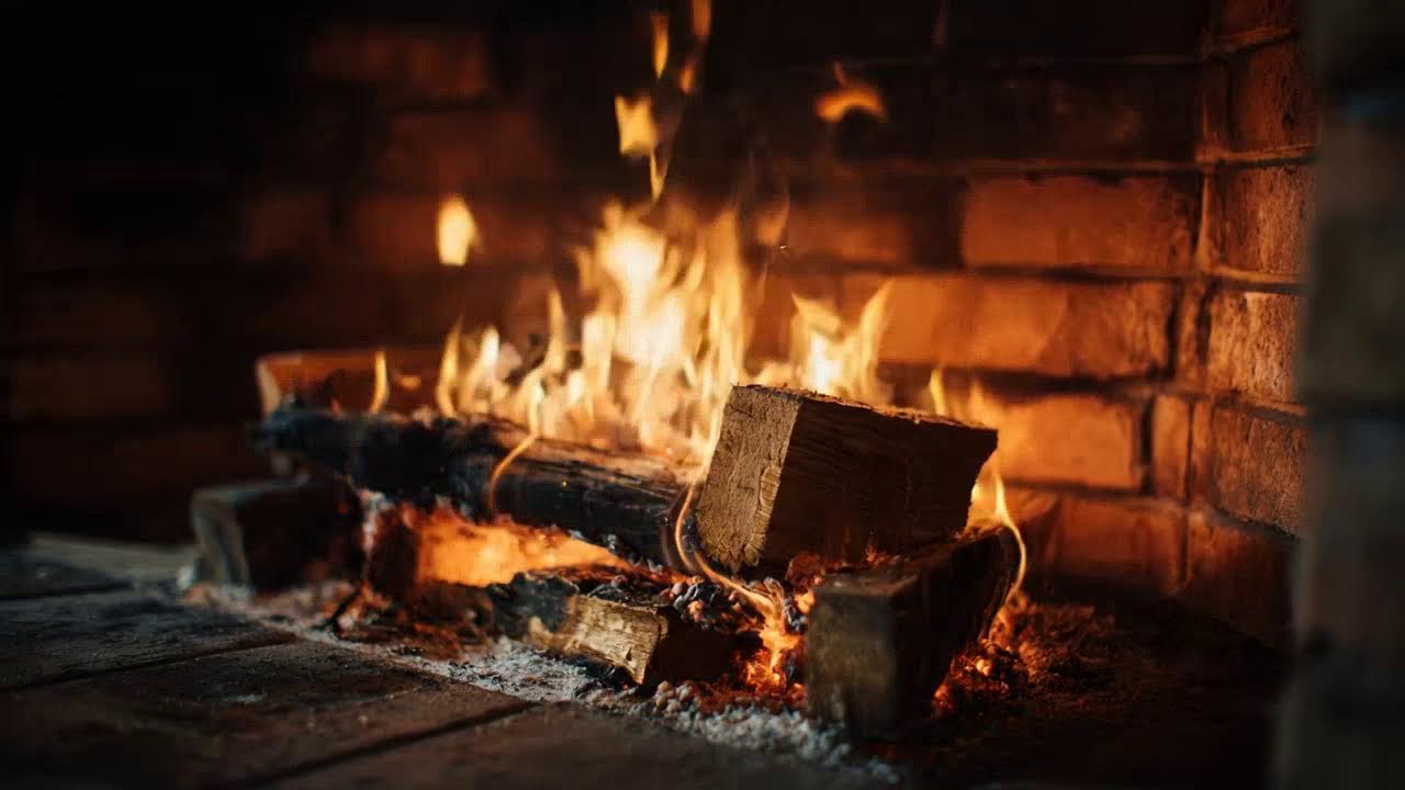 Warm Crackling Fireplace Ambience for Ultimate Stress Relief and Quiet Rest Rest Rest 🔥