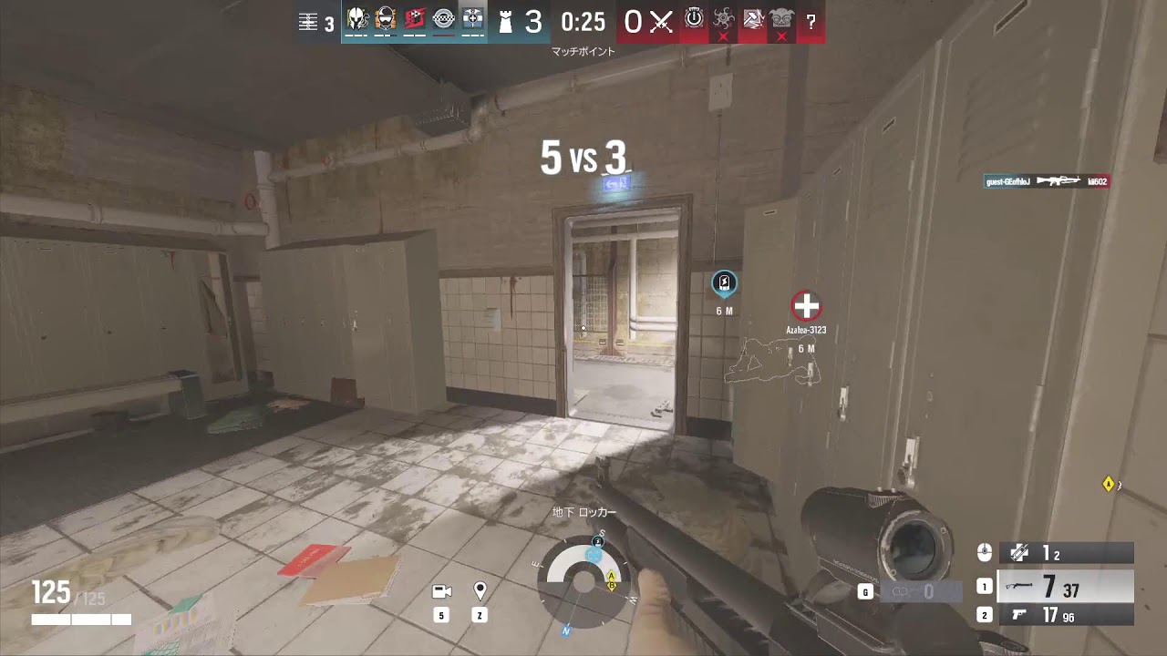 【R6S】またーりアンランクする！【記録用】