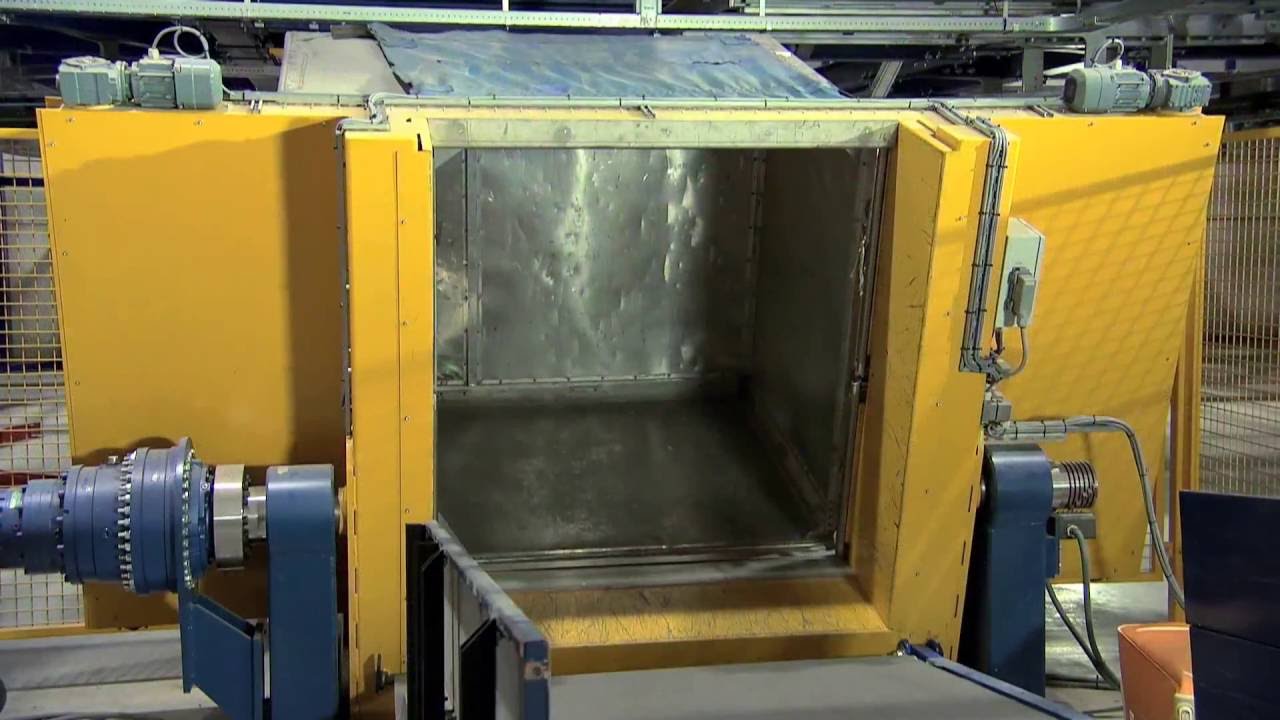 Automated Container Unloader for Airports