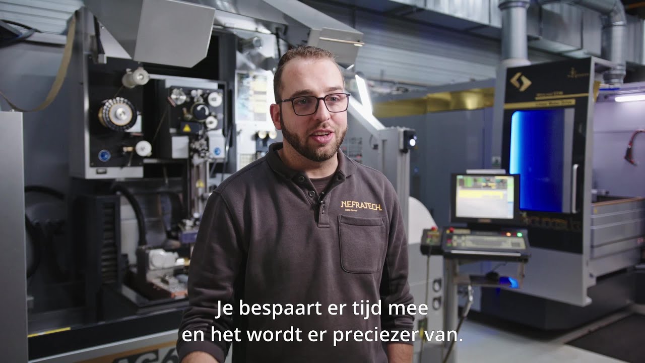 Nefratech: Met de nieuwe rotatie-as op de Sodick AG 600L werken we sneller en preciezer