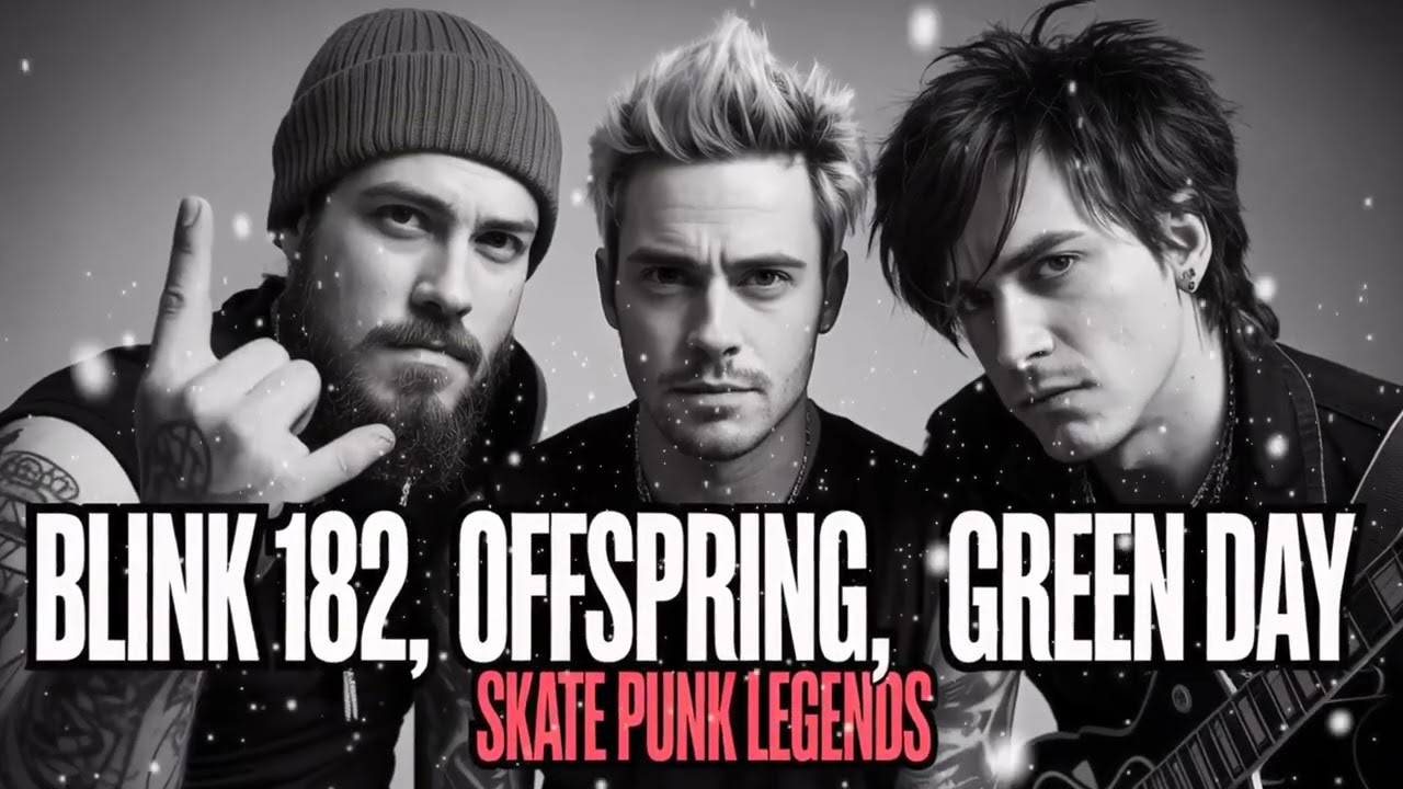 🔥 Legends Skate Punk – Punk Rock Remix [90s, 2000s]  Blink-182, The Offspring & Green Day AI Remix