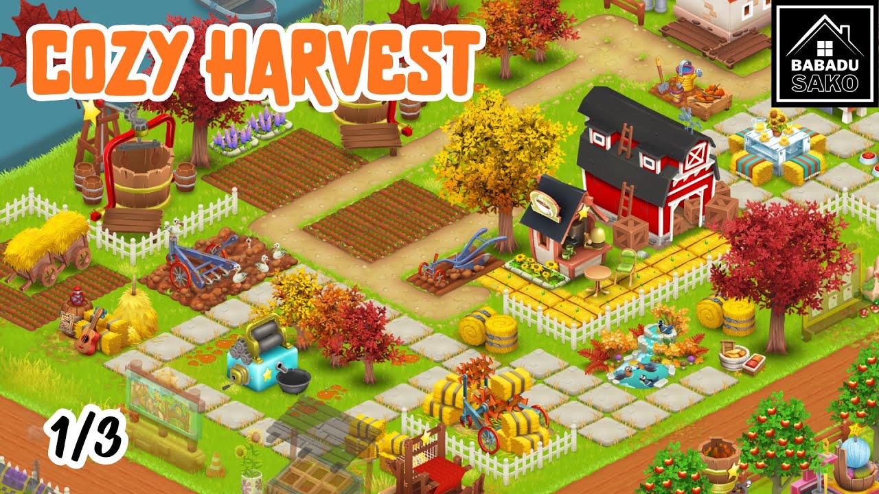 EP.282 : Cozy Harvest Theme part 1/3 - HayDay FarmDesign!