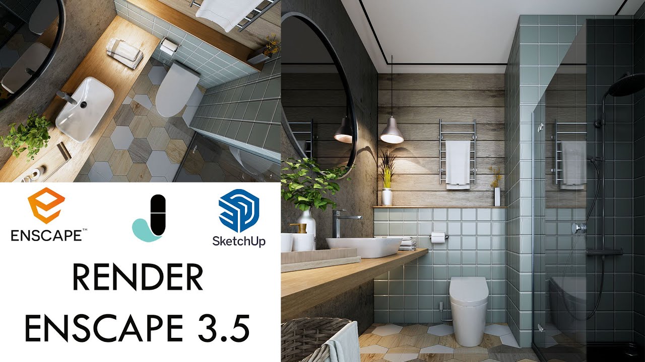 TUTORIAL !! RENDER INTERIOR #2 RUANGAN TERTUTUP || ENSCAPE 3.5 ||