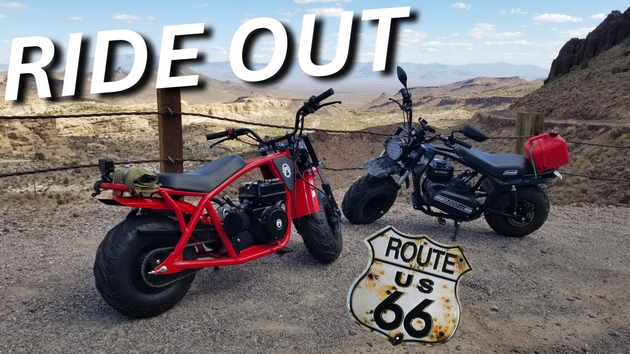 Ultimate 60 mile mini bike adventure Kingman to Oatman AZ