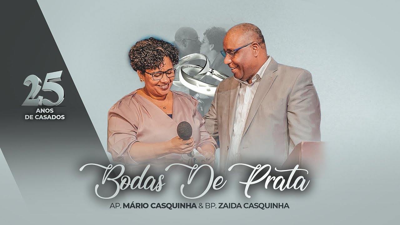 CELEBRAÇÃO DAS BODAS DE PRATA - Parabéns - Mário Casquinha & Zaida Casquinha