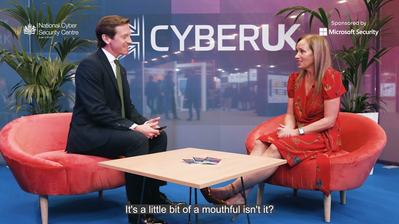 Sarah Armstrong Smith Chief Security Microsoft in conversation with Darragh M Director of Comms NCSC