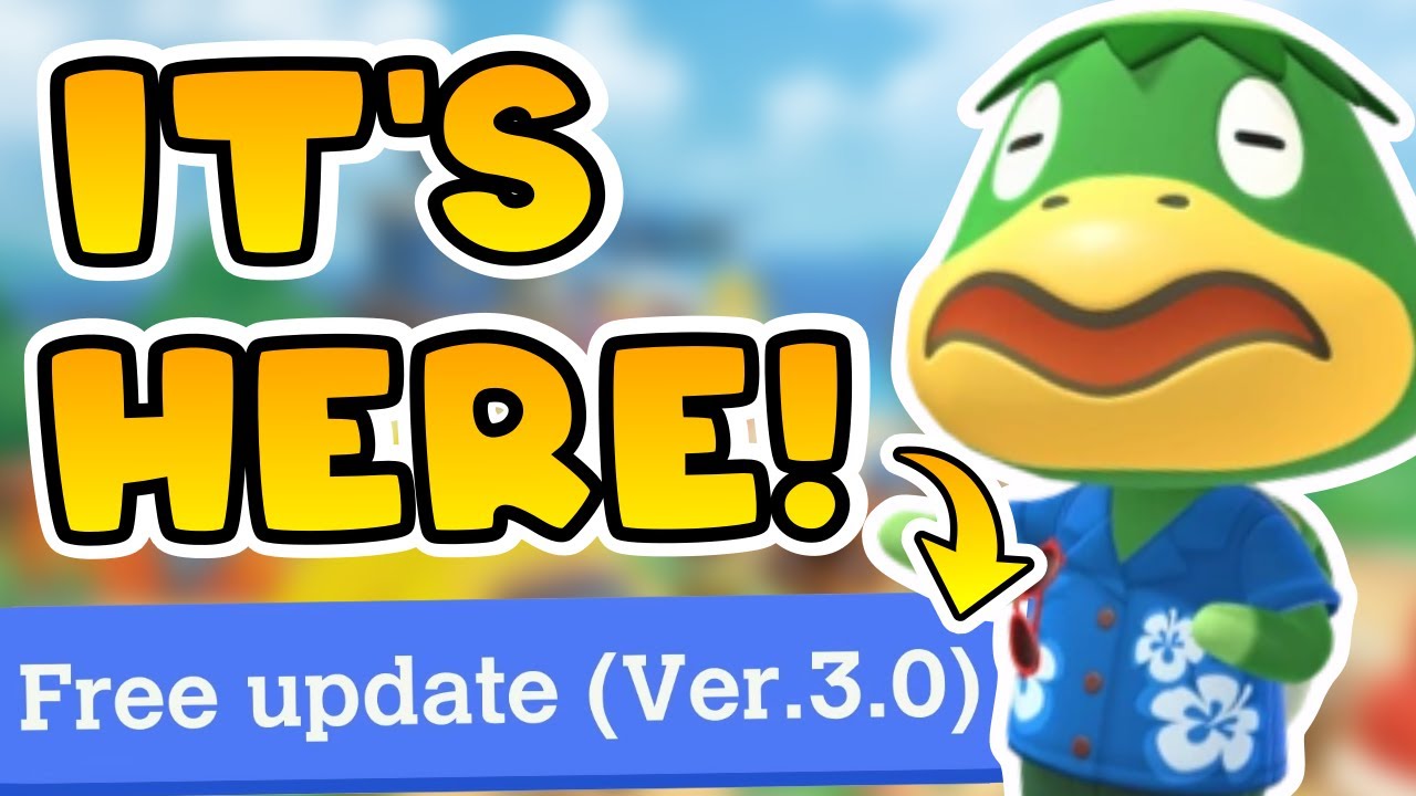 It's out early!! First look at the Animal Crossing New Horizons 3.0 update!