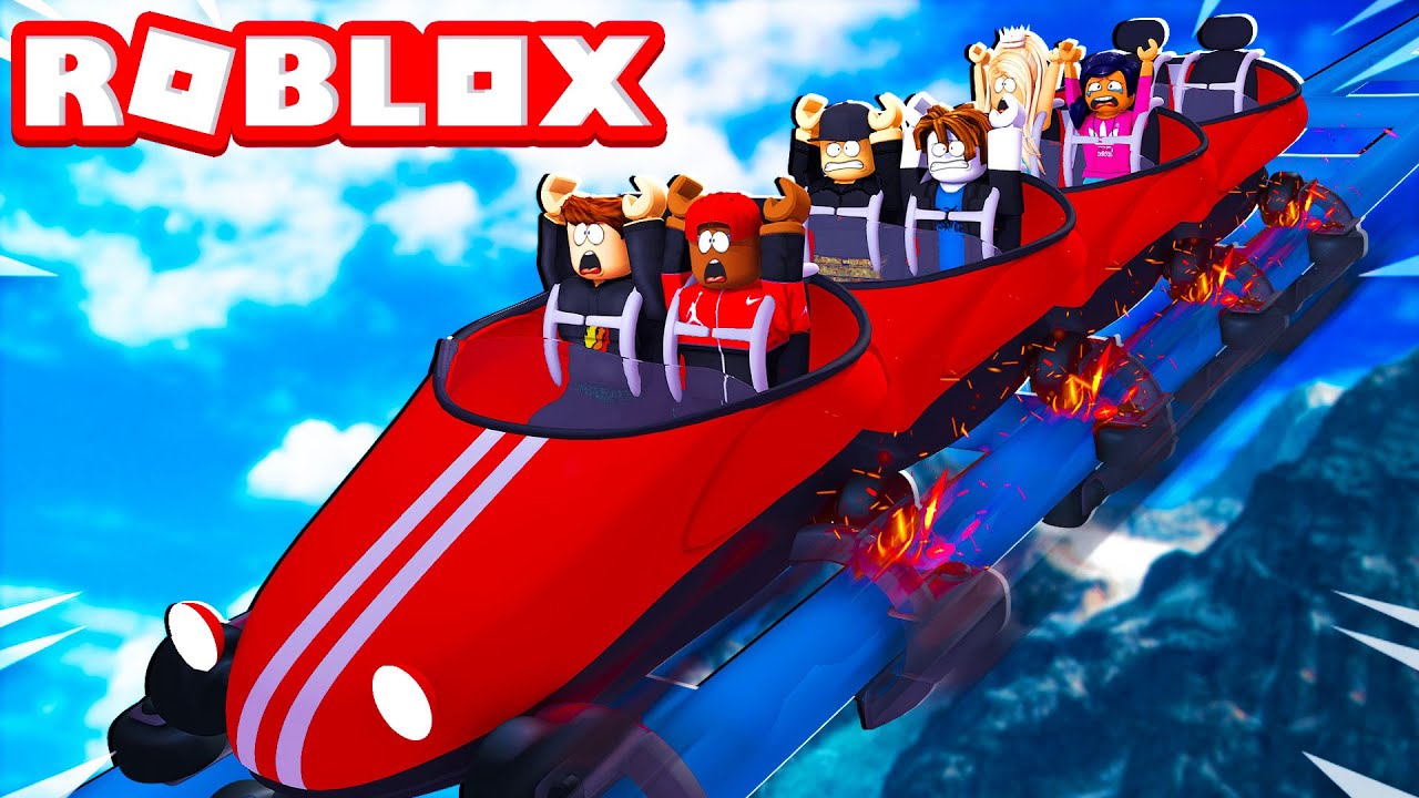 Building A ROLLER COASTER In ROBLOX! *INSANE*