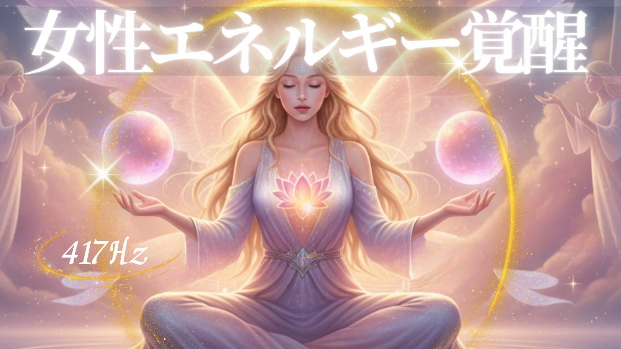 女性エネルギー覚醒｜417Hzブロック解放 愛と豊かさを引き寄せる 417Hz Divine Feminine Energy Activation✨Attract Abundance