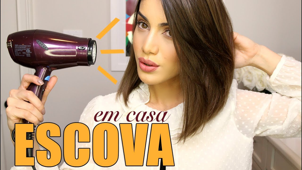 Como faço escova com volume em casa!