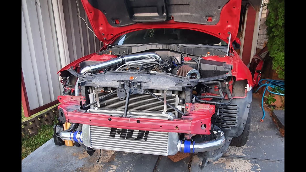 big turbo MPS front mount install