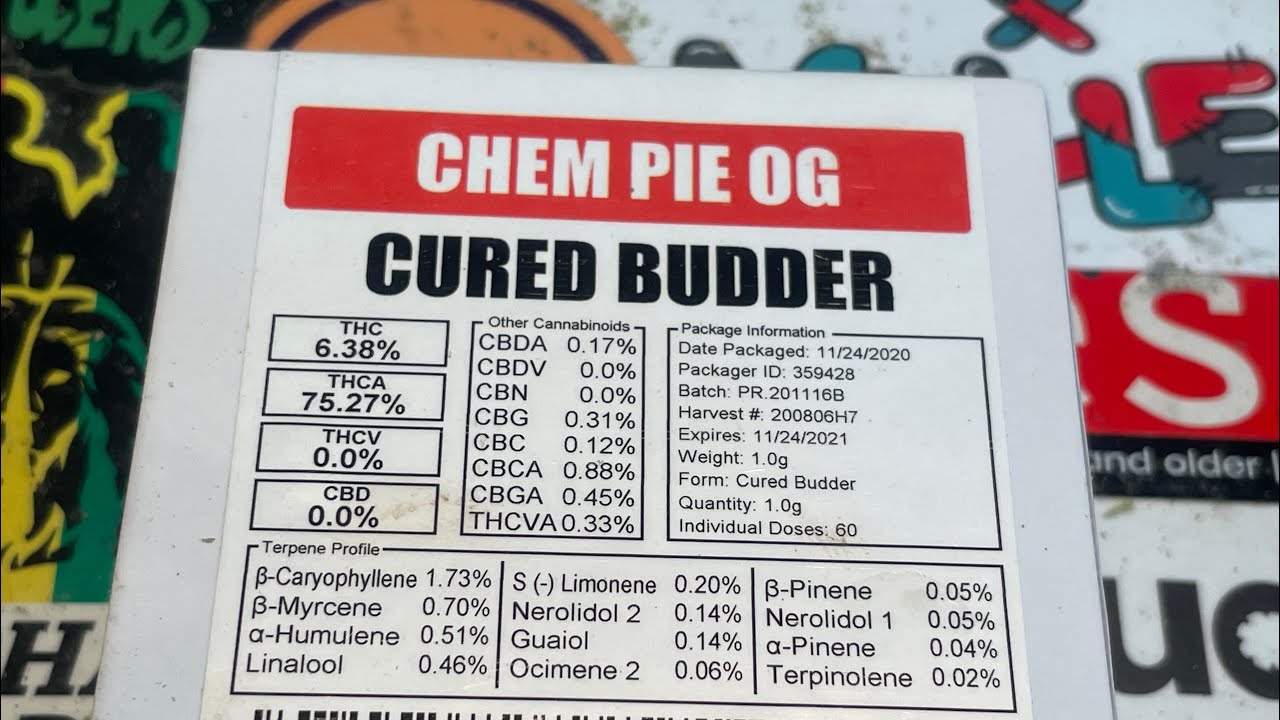 G leaf 🍃 CHEM PIE OG cured butter