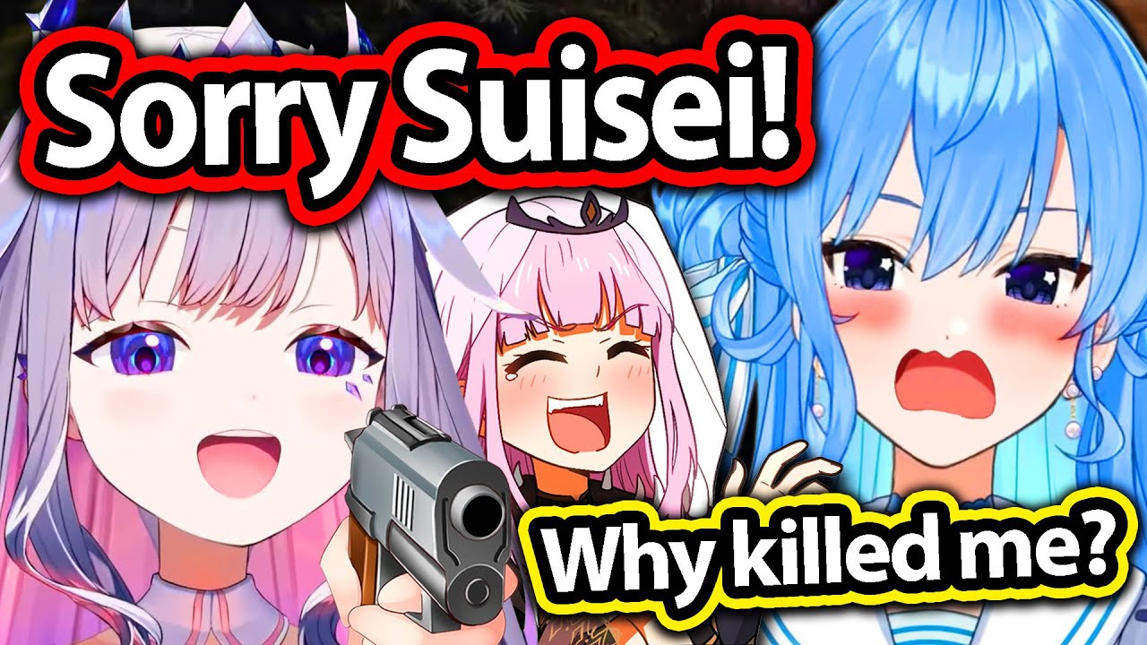 Biboo Kills Suisei With no Hesitation and Made Calli Laugh 【Hololive】