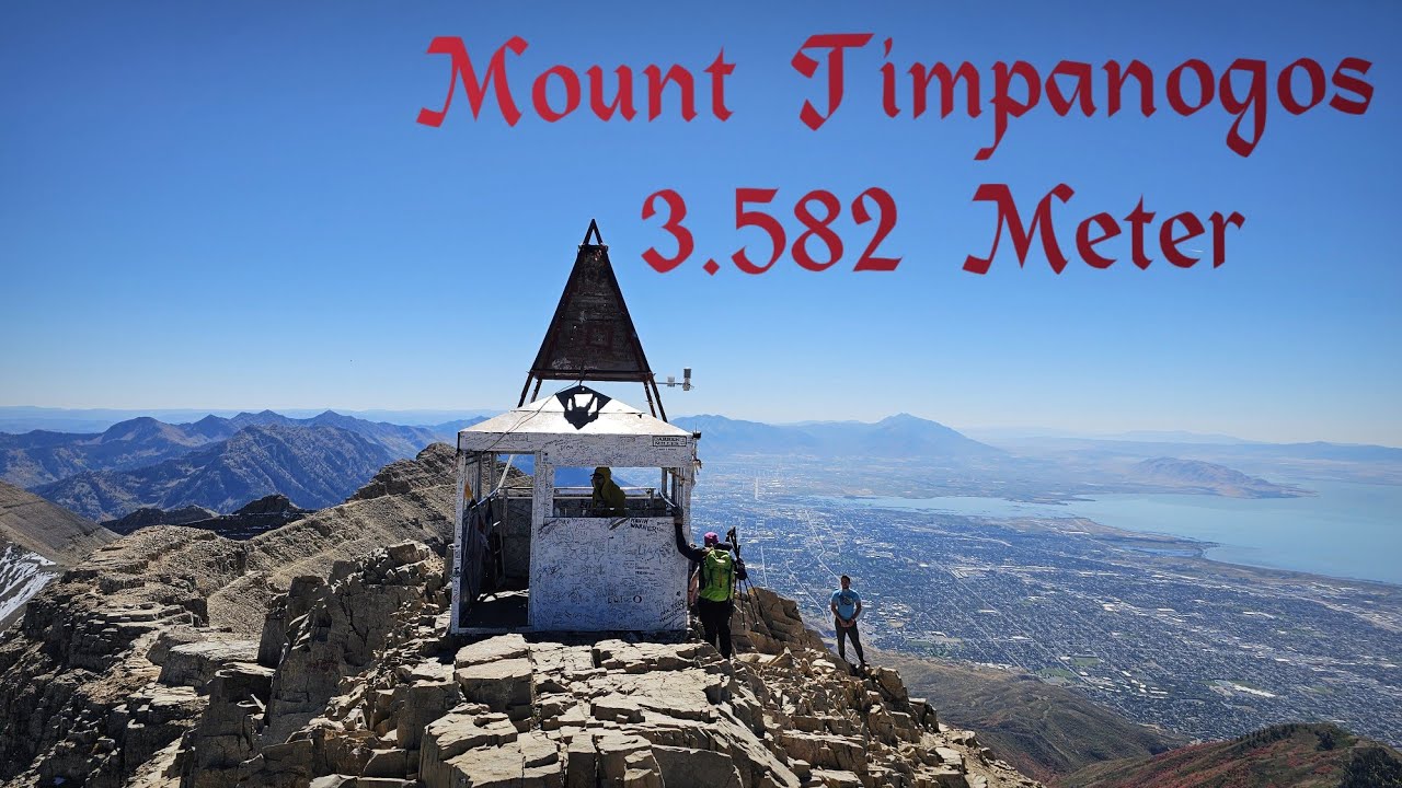 Mount Timpanogos (3.582 Meter) - Ein leichter 3000er - Wasatchkette - Rocky Mountains