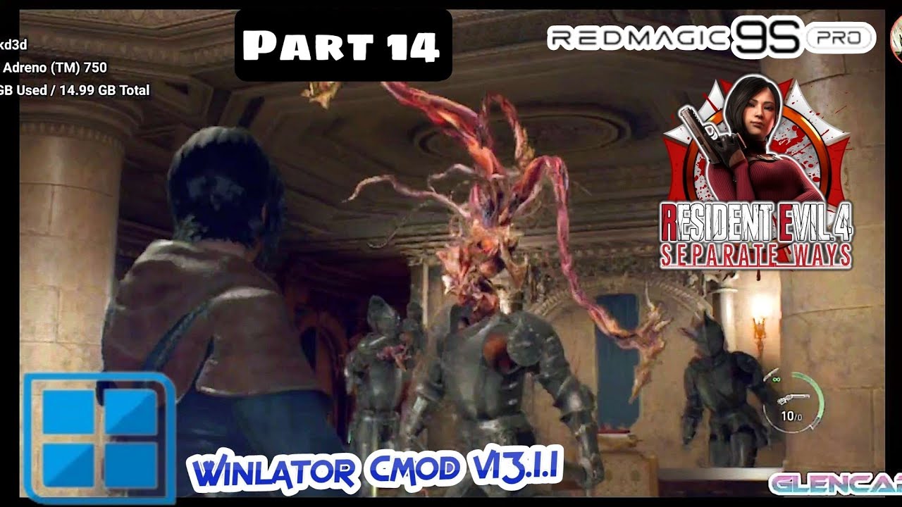 Resident Evil 4 Remake Separate Ways Part 14 Custom Set 720p Winlator Cmod v13.1.1 Android Offline