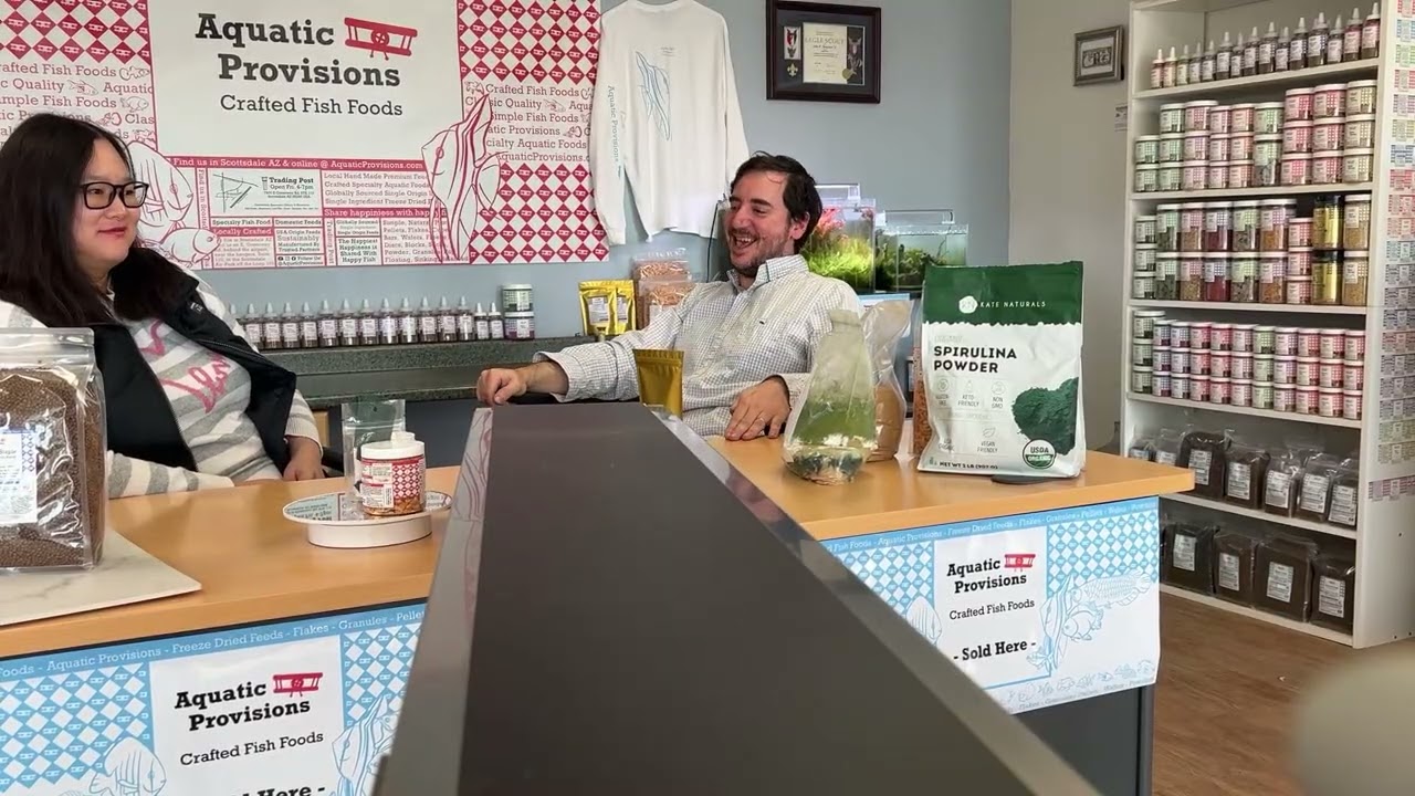 Aquatic Provisions live! Fish foods explained