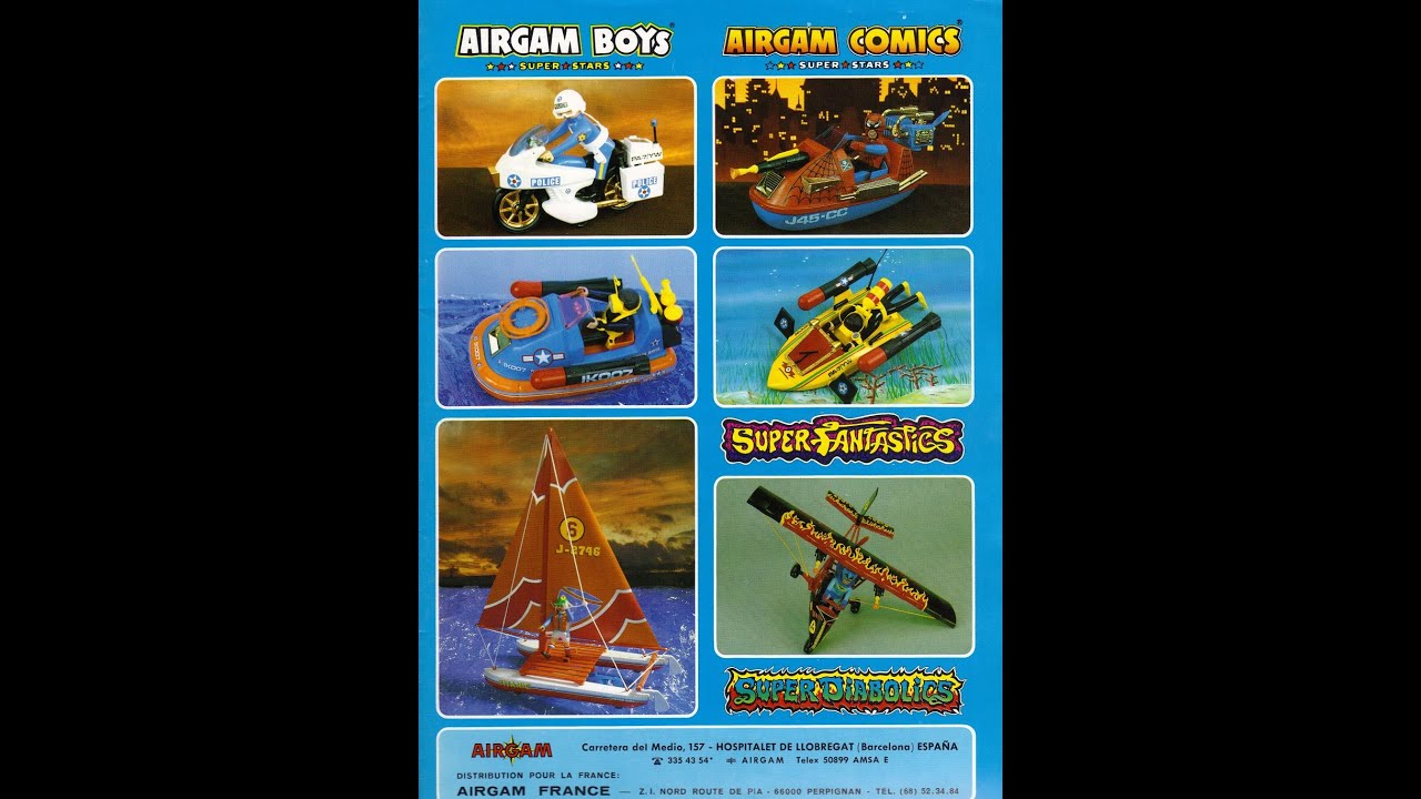 airgam boys y airgam comics catalogo 1985