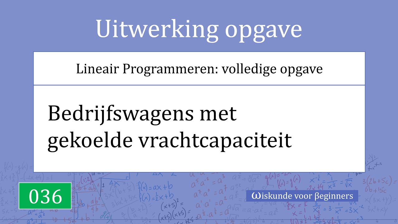Uitwerking opgave 036