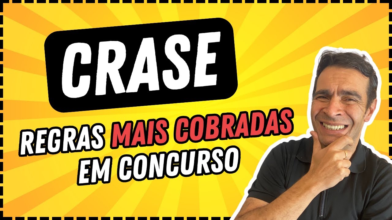 CRASE - As 6 regras mais cobradas em CONCURSO (Teoria + Questões)