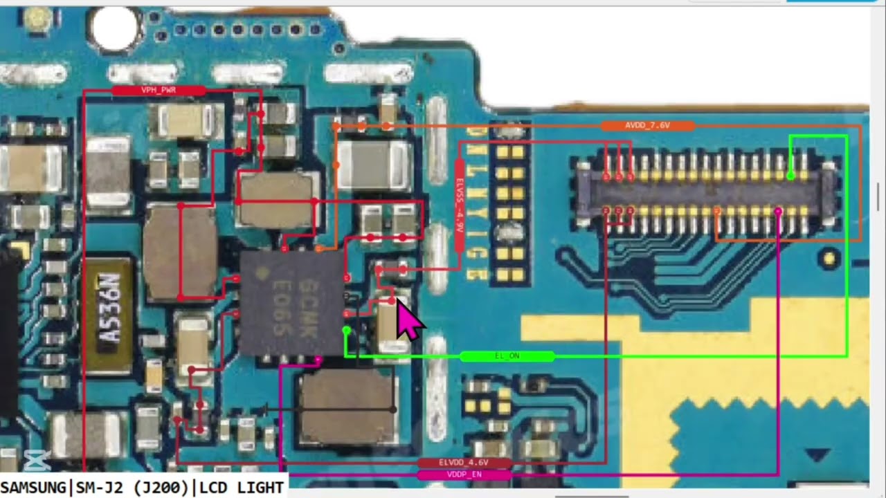 Samsung J2/SM-J200 Display Light iC Problem Solution.Samsung J2/SM-J200 LCD Light iC Ways Jumper📲✅