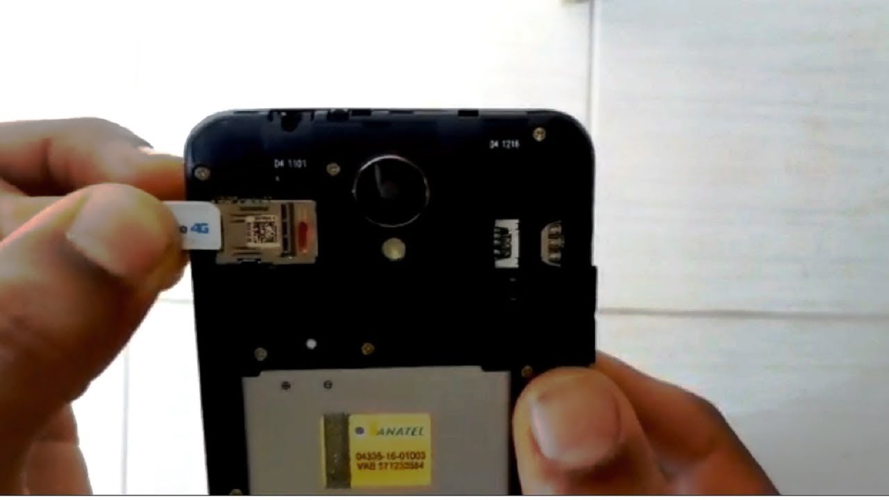 COMO COLOCAR CHIP E CARTÃO DE MEMÓRIA MICROSD NO CELULAR SMARTPHONE LG K4