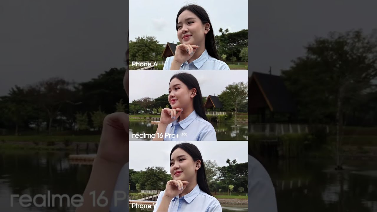 Same moment, different results 📸 Shot dengan 200MP LumaColor Camera di realme 16 Pro+ 5G, warna
