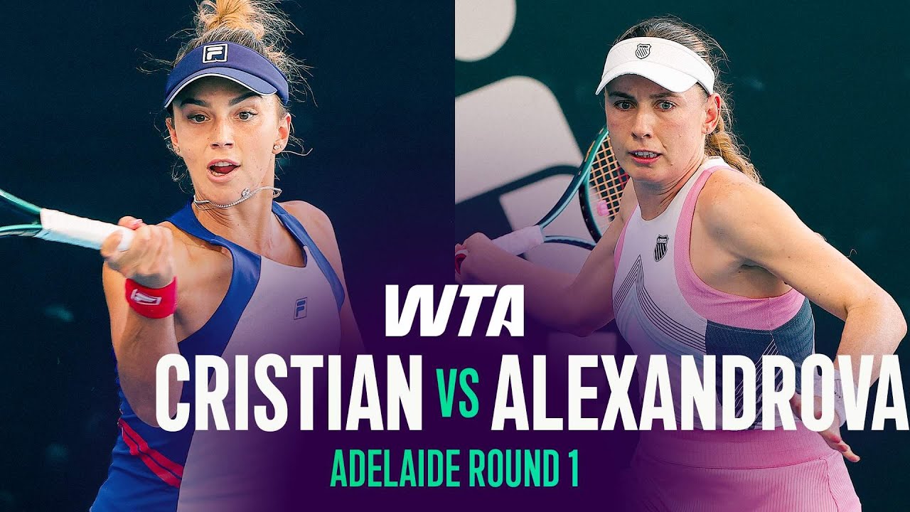 Jaqueline Cristian vs. Ekaterina Alexandrova | 2026 Adelaide Round 1 | WTA Match Highlights