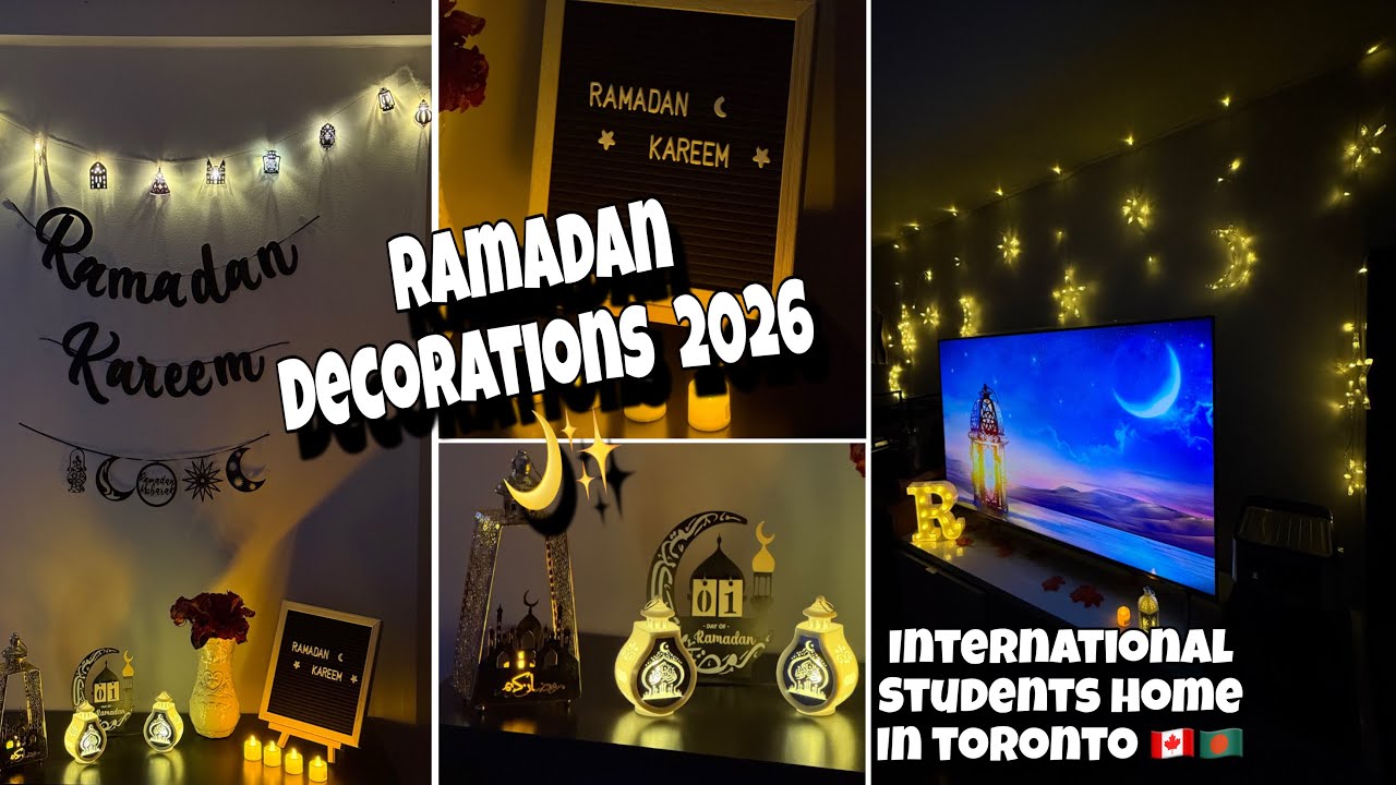 Ramadan Decorations 2026 🌙✨🤍Ramadan in Canada🇨🇦