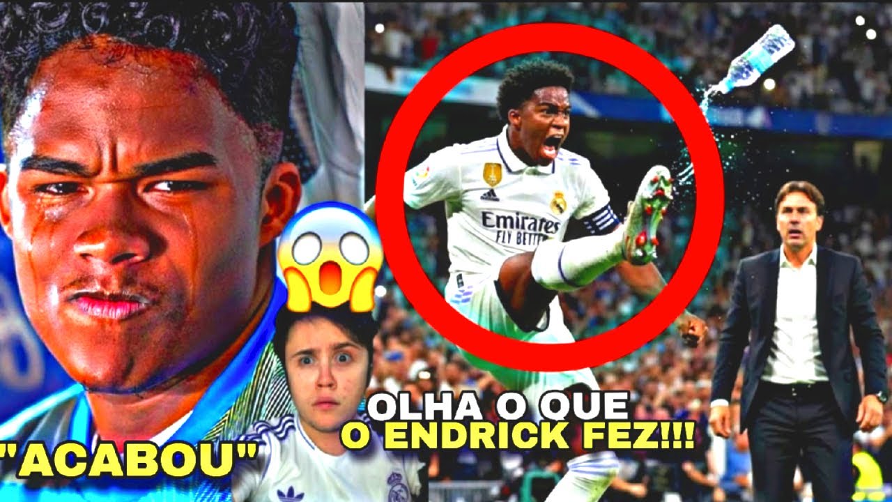 🚨XII! ENDRICK PERDEU O CONTROLE NO REAL MADRID E FOI CHAMADO DE MIMADO NA ESPANHA!