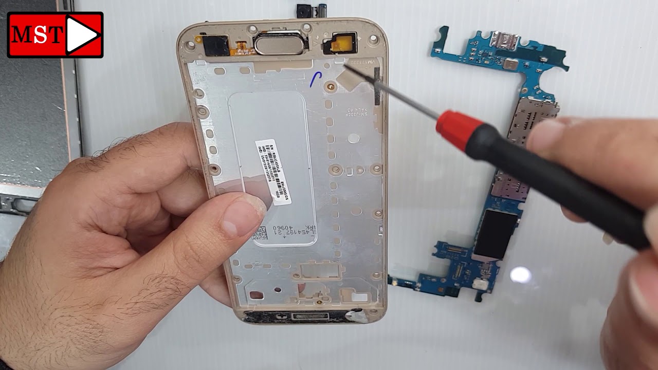 Samsung J330 (J3 Pro) Disassembly And Microphone Replace