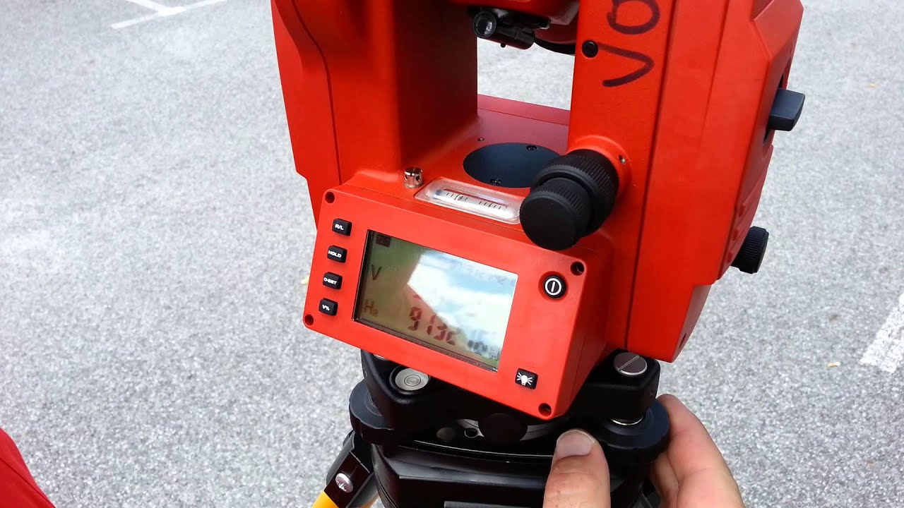 Mise en station théodolite Hilti