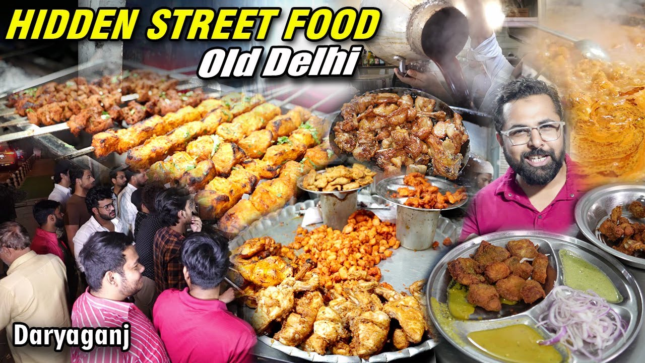 HIDDEN STREET FOOD IN OLD DELHI | DARYAGANJ AUR PURANI DELHI KE KUCH MUKHTALIF ZAIKE | IRANI DUM TEA