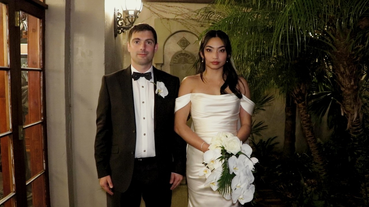 A Wes Anderson meets Bridgerton Wedding Film (with a side of Hobbiton)