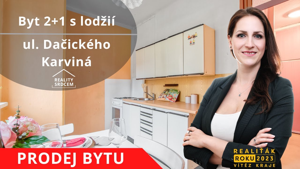 Prodej bytu 2+1 s velkou lodži&iacute;, ul. Dačick&eacute;ho, Karvin&aacute;