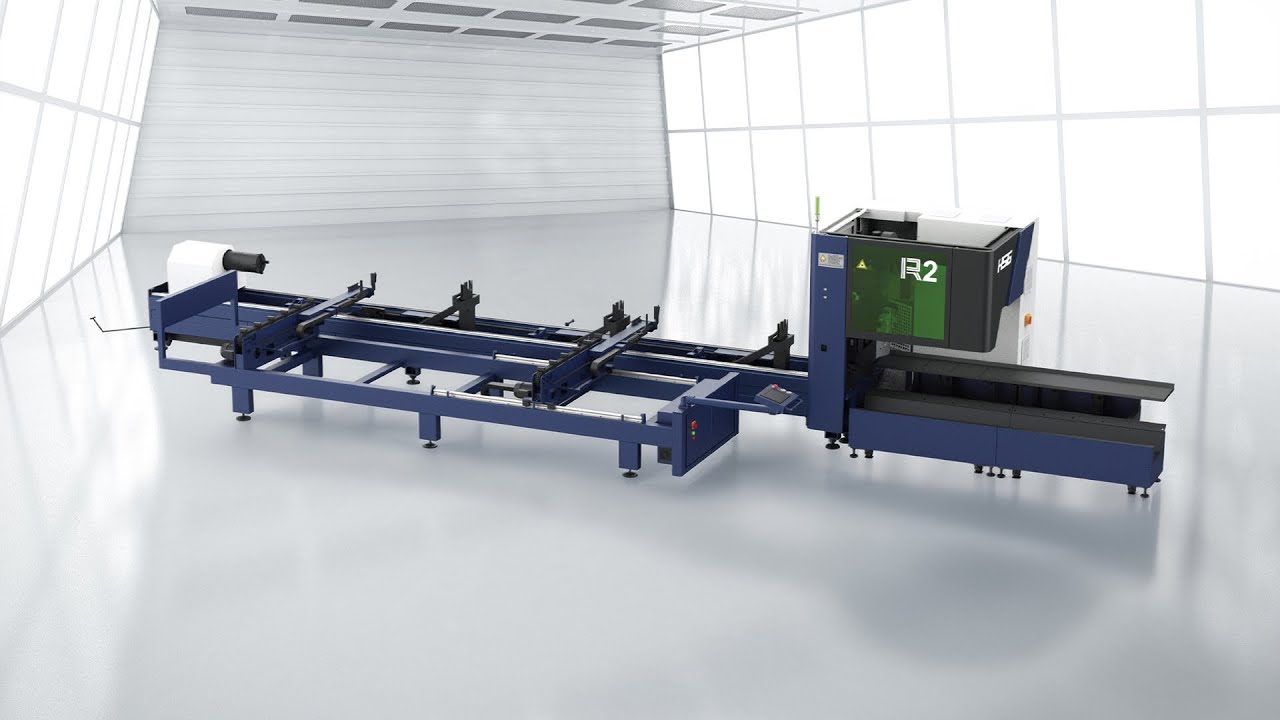 HSG R2 Series Double-chuck Universal Tube Laser Cutting Machine